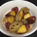 かわいい星優のママ's cooksnap of when they made さつまいもとレンコンの甘辛炒め.