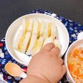 cocolulu02's cooksnap of when they made 離乳食～後期　さつま芋あんのサンドイッチ.
