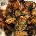 wちゃん♪'s cooksnap of when they made ナスと鶏もも肉のポン酢炒め.