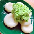 __ruco__'s cooksnap of when they made 定番。豆腐白玉ずんだ餅.