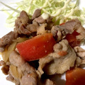 りこcandy's cooksnap of when they made ジューシートマトと豚こまのしょうが焼き☆.