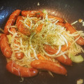 ちゃーりーWKY's cooksnap of when they made もやしとソーセージのマヨ炒め＊簡単＊節約.