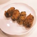 ❁Abake❁'s cooksnap of when they made なすの牛肉巻きフライ.