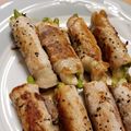 nosuya's cooksnap of when they made 豚肉のアスパラﾁｰｽﾞ巻とソテ−☆.