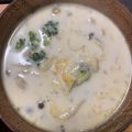 さのぽぽん's cooksnap of when they made ブロッコリーと鮭の中骨缶のミルクスープ.