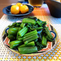 ちゃぴ♥'s cooksnap of when they made つるむらさきとわかめの辛子和え.
