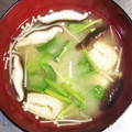 ムーミン☆ママ's cooksnap of when they made ほうれん草とえのきの味噌汁.