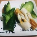 xxこのみxx's cooksnap of when they made 意外と簡単、きゅうりの飾り切り(松)。.
