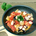 はらぺこしろうさぎ's cooksnap of when they made たことトマトのガーリック炒めギリシャ風.