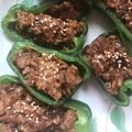 めいちママ＊'s cooksnap of when they made お弁当に♪ミートボールで肉詰めピーマン.