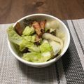 クックOW2RPL☆'s cooksnap of when they made はくさいとベーコンのサラダ.