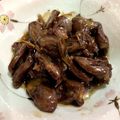 クック3J9XVB☆'s cooksnap of when they made 簡単!!鶏のレバーでもハツでも甘辛煮!!.