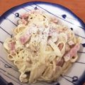 きまもり's cooksnap of when they made 男子も喜ぶ♪カルボナーラ(生クリーム不要.