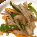 笹たん子's cooksnap of when they made 人参・ごぼう・ピーマンのポン酢きんぴら.