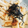 canalcats's cooksnap of when they made 長いもの梅炒め.