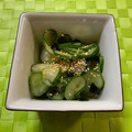 HM0335TMGO's cooksnap of when they made [時短]キュウリとワカメとしらすの酢の物.