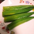 ＊SHIBA＊'s cooksnap of when they made だいすき！超簡単！オクラのめんつゆ漬け.