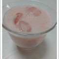 ちょこ☆ちょこ's cooksnap of when they made キュートな♡ピンクのラッシー.