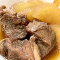 Stromboli's cooksnap of when they made 圧力鍋で時短！牛すね肉と大根の煮込み♪.