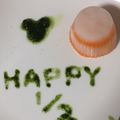 riiisa＊'s cooksnap of when they made 10倍粥のハーフバースデーケーキ☆.