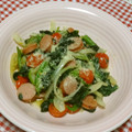 tokotann's cooksnap of when they made ソーセージとほうれん草とトマトの炒め物.