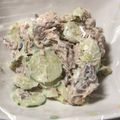 hm0731's cooksnap of when they made きゅうりとサバの水煮缶和え★.
