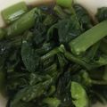 spspmai's cooksnap of when they made つるむらさきの生姜お浸し.