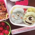 ♡もんぶらん♡'s cooksnap of when they made 簡単！遠足キャラ弁☆サリー＆マイク.