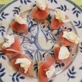 盆栽チーズケーキ's cooksnap of when they made 蜂蜜とクリームチーズのせ♪いちじく生ハム.