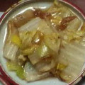 KannaLute's cooksnap of when they made ♫さっぱりღ白菜とネギの梅ღ炒め♫.