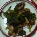 KannaLute's cooksnap of when they made 10分で完成！ほうれん草と豚小間の炒め.