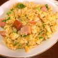 ステルトミチル's cooksnap of when they made ベーコンとネギのシンプル卵炒飯.