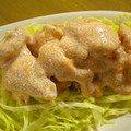 でかおちば's cooksnap of when they made ササミのたらこマヨネーズ和え.