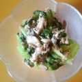 yutan1122's cooksnap of when they made 小松菜と鯖缶の生姜和え.