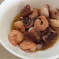 かつらこさん's cooksnap of when they made ホタテとタコのチリオイスターあえ.