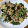 Ray81's cooksnap of when they made ■　豚肉と春菊と山芋のさっぱり炒め　■.