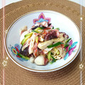 sakuraロゼット's cooksnap of when they made たこと胡瓜とささみの中華サラダ。おつまみ.