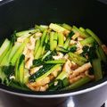 ななちさん's cooksnap of when they made 小松菜と油揚げの煮浸し トップ10入り.