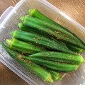 さんこうけいみい's cooksnap of when they made 作り置き！オクラの白だし漬け.