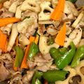 ☆megunyan☆'s cooksnap of when they made 豚肉とレンコンの甘辛炒め.
