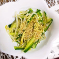 ☆ｈａｒｕｍｉｎ☆'s cooksnap of when they made 簡単♪もやしとみょうがときゅうりのナムル.