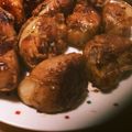 HuéHuém's cooksnap of when they made 新玉の豚肉巻き トロトロあんかけ.