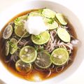 うさぽんぽん♪'s cooksnap of when they made 見た目も味もビックリ♥ 冷たいすだちそば.