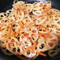 きちゃっ太's cooksnap of when they made 超簡単！レンコンのきんぴら.