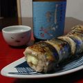 ダイナマイト漆黒's cooksnap of when they made さんまの海苔チーズくるくる.