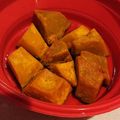 柴わんこコロ's cooksnap of when they made 水なしレンジでカボチャと油揚げの煮物.
