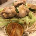 サさき's cooksnap of when they made かぼすと塩麹鶏のさっぱりうどん.