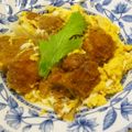 youtapapa's cooksnap of when they made 残り物唐揚げで簡単親子丼♪.
