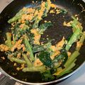 ☆ななみーる☆'s cooksnap of when they made 簡単、時短！小松菜と卵のマヨポン炒め.