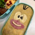 ミコーV's cooksnap of when they made ＊オバQキャラ弁♪Q太郎＊.